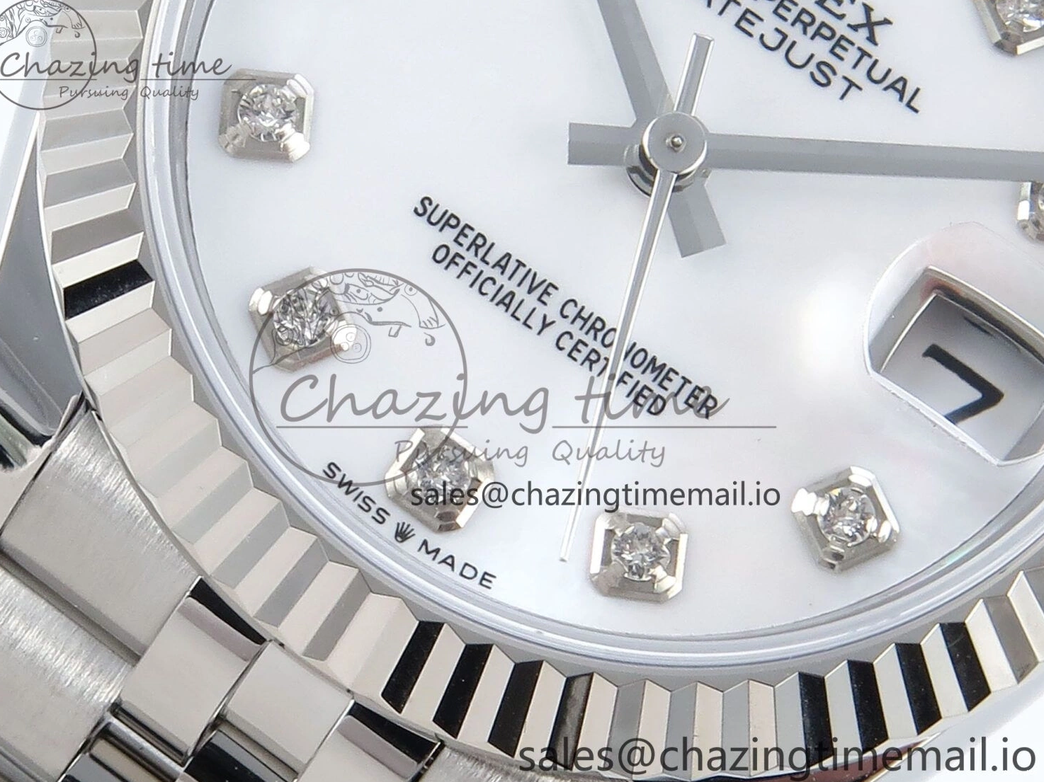 MOP 1:1 Diamonds 2688 904L SS ETA 278274 DateJust Edition Jubilee ARF Steel Dial Best on 31 Bracelet White 0413
